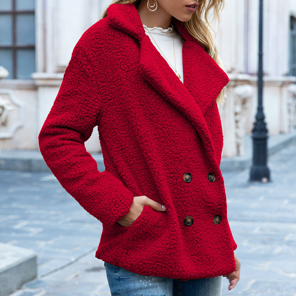 Manteau Cardigan en Laine Douce