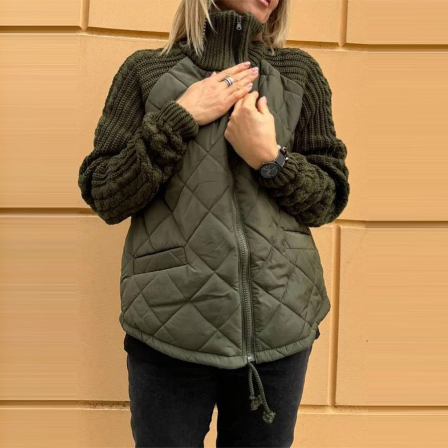 Veste Matelassée Zippée –Tendance & Protection