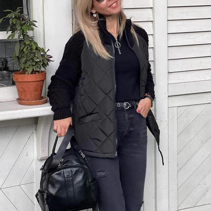 Veste Matelassée Zippée –Tendance & Protection